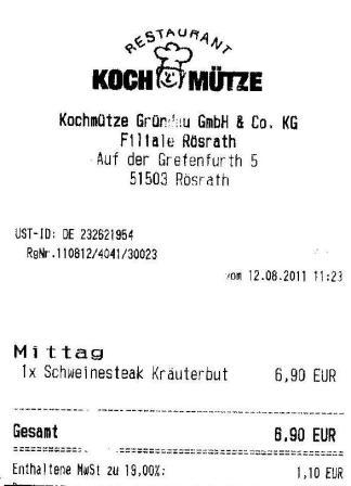 awre Hffner Kochmtze Restaurant